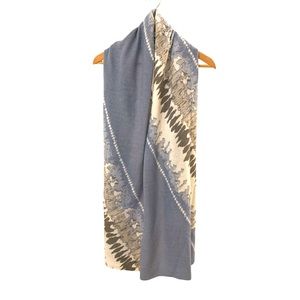 Soft Blue Grey Scarf